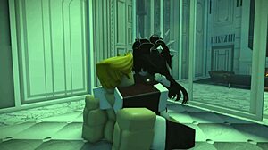 Roblox bitch hammered by monster black cock rough and relentless