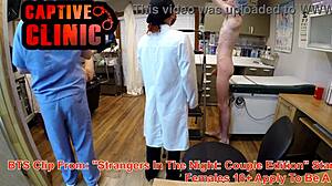 nova maverick naked bts blooper fest from bondage clinic flick