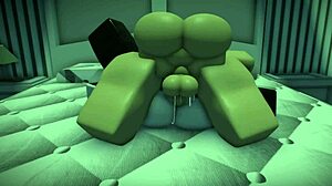 Roblox bitch hammered by monster black cock rough and relentless