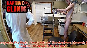 nova maverick naked bts blooper fest from bondage clinic flick