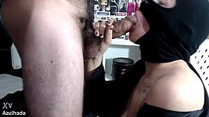 Sucking Stepbrother's 20cm Monster Cock by Curvy Argentinian Latina POV