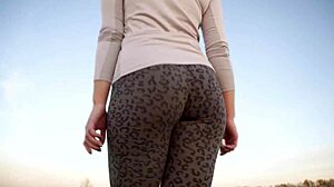 Worship my sexy milf ass in tight leopard leggings