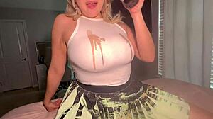 stepsis, your hard nipples poke through that miniskirt begging cock