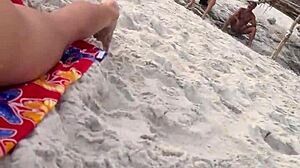 Belinha's cock-craving heart races during beach dogging