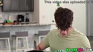 stepsisters' kissing booth becomes wild assfucking booth