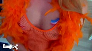 Badass kingsday princess slut begs for sloppy bbc cum