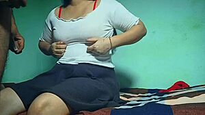 Desi Girlfriend's Tight Pussy Craves Lover's Hard Ride