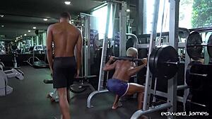 Debonair Edwardjames Kneels Worshiping CEO's Long Thick Cock