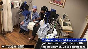 Doctor Tampa Forces Hitachi Orgasms on Eliza Shields Guinea Pig Patient