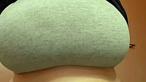 HUGE TITTIES ON SARAH BURSTING OUT!