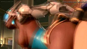 overwatch hmv 3d brazilian funk ass rebolando