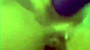 Beautiful Mexican Latina Fingers Pussy with Dildo While You Jerk Off and Cum