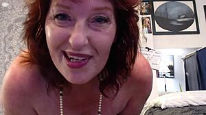 Thick curvy mature Dawnskye1962 parades sexy panties 2018