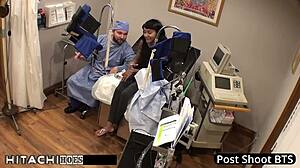 Doctor Tampa Forces Hitachi Orgasms on Eliza Shields Guinea Pig Patient