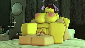 noob bikini slut takes femboy cock deep and hard