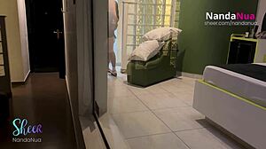 motel fun macho fucks tight ass bareback cums inside cuck watches glass