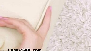 Blonde Teen Mommy Teases Daddy in Sexy Casting Interview on Sofa