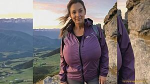 Huge Saggy Tits Milf Hiker Strips Nude Outdoor