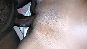i love fucking this african teen's tight shaved pussy