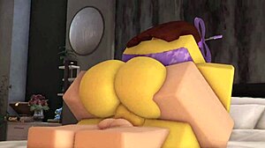 noob bikini slut takes femboy cock deep and hard