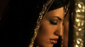 sexy indian milf brunette flaunts curves for steamy solo love