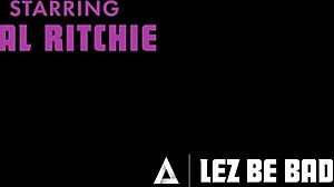 horny ritchie caught strap-on fucking pigtails ameena green in bathroom bliss