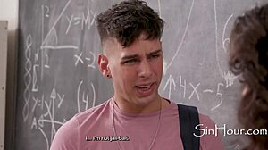 teacher bends over gives latina ass to horny student in class