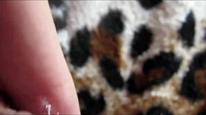 Explosive big clit throbs wildly in intimate closeup orgasm rush