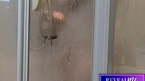 WOW! Hot Italian MILF's Steamy Shower Bath Tits Pussy Tease!