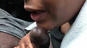 blonde wife bombshell slurps blondegod's monster cock hungrily