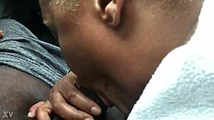 blonde wife bombshell slurps blondegod's monster cock hungrily