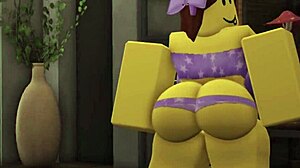 noob bikini slut takes femboy cock deep and hard