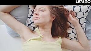 stunning amateur lesbians kiss lick and fuck in dorm