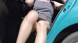 ting xuan the chinese shemale pees publicly then masturbates outdoors