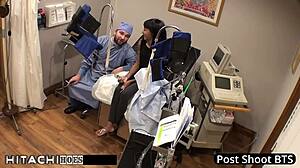 Doctor Tampa Forces Hitachi Orgasms on Eliza Shields Guinea Pig Patient