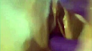 Beautiful Mexican Latina Fingers Pussy with Dildo While You Jerk Off and Cum