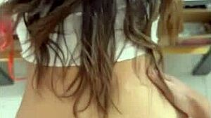 Curvy arab housewife hedir leaks homemade doggystyle pounding begging for cum on big ass