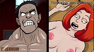 Married housewife slut takes bbc pounding in dirty barn cartoon hentai parody while cuckold cooks barbecue