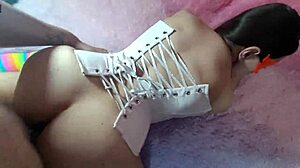 rented latina wife double anal fucked deep