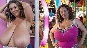 Huge Saggy Tits Milf Hiker Strips Nude Outdoor