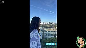 18+ Latina Teen Aubry Babcock's Deepthroat Facial Morning Fuck!