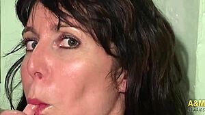 Amateur Spanish lesbian pep show turns into group fuck with blonde milf big tits