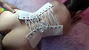 rented latina wife double anal fucked deep