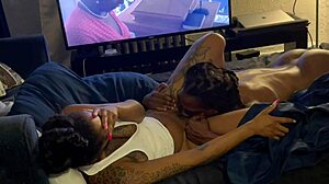 Loyalty Sucks Cum from Ebony Teen Pussy