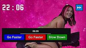 Edge 25 mins then cum twice in JOI challenge