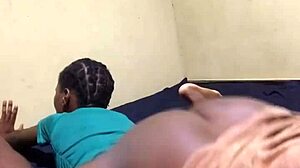 Wanna see my muscular stepbrother's big black cock stretch my pussy lips till i moan and cum covered?