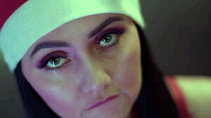 naughty femdom pegs bound lover then slurps his cum