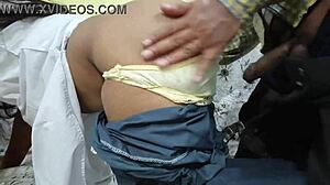 teacher fixes hairy indian student's pussy!