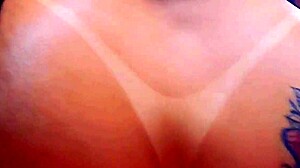 brazilian bbw's tight wet pussy creampied uncensored by delivery stud