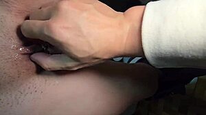 Stepfather Fucks Black-Haired Brunette In Kitchen Cums On Long Hair